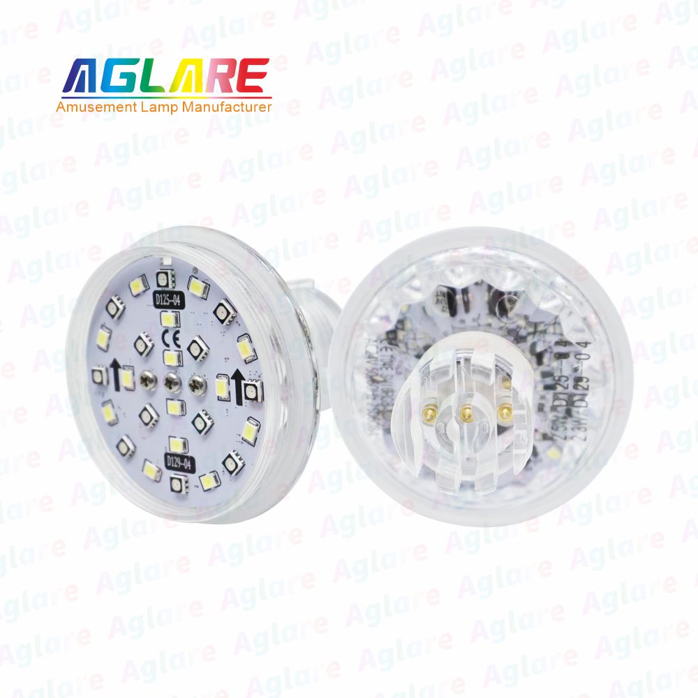 D125 + D129 自动程序 60 mm  RGB+W LED 像素 装饰灯，，，，，带 3 芯接口，，，，，适用于娱乐照明
